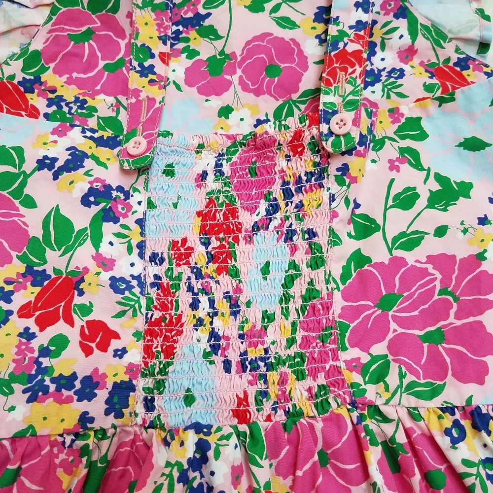 Hanna Andersson Pinafore Floral Dress Sz 160cm NWT - Picture 5 of 8
